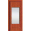 High Quality WPC Interior Doors, WPC French Door with Frosted Glass or Clean Glass